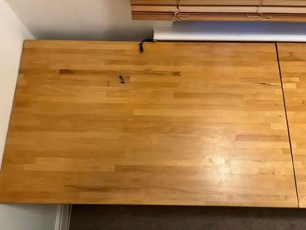 Photo of free Solid wood desk ikea (Crosspool S10) #2