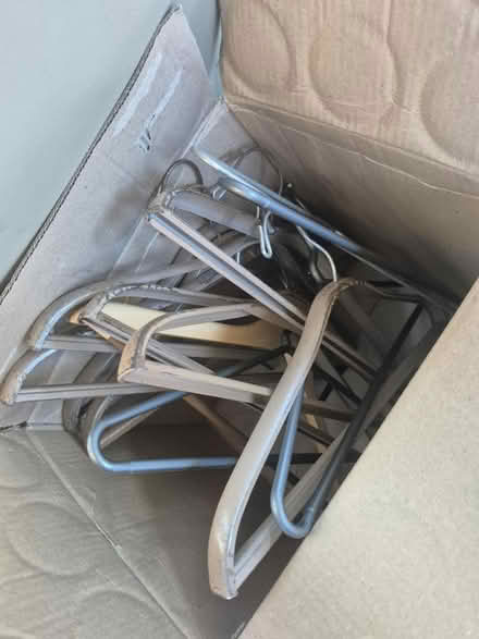 Photo of free 11-12 clothes hangers (Abington) #2