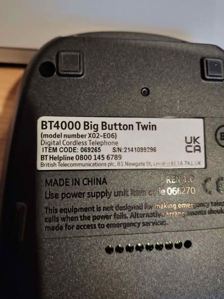 Photo of free BT cordless phone twin set (Shepton Mallet BA4) #1