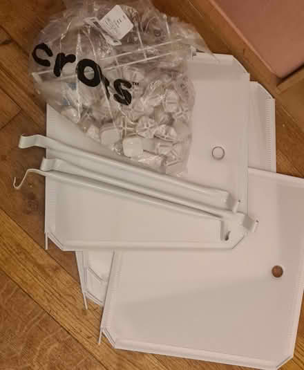 Photo of free White plastic cube shelving (ME1) #1