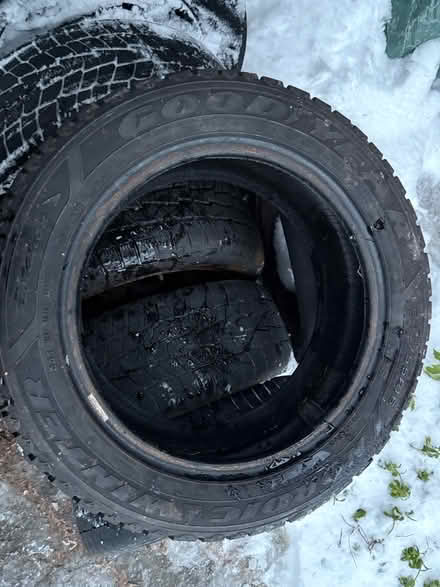 Photo of free 205/55/R16 Goodyear winter tire (Browns Line/Lakeshore) #1