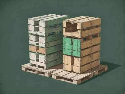 Photo of 2nd hand Pallets and about 30 old bricks (Caversham RG4) #1