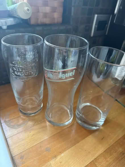Photo of free 3 pint glasses (New Barnet, EN5) #1