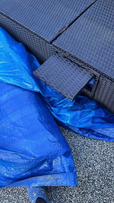 Photo of free Rattan sofa bed garden furniture (Seaford BN25) #3