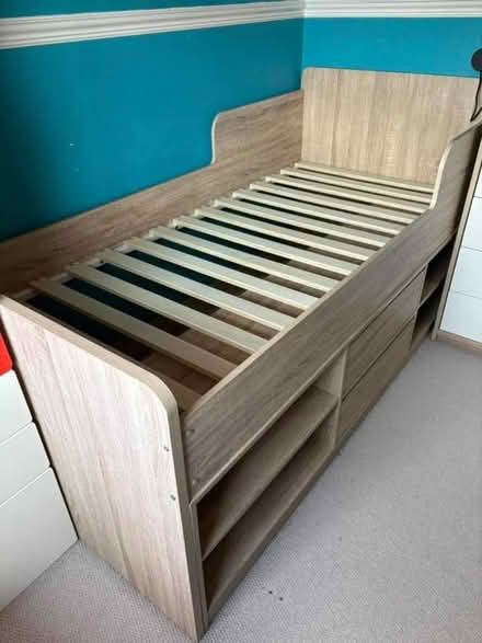 Photo of free Mid sleeper bed with storage (Neston near Station CH64) #1