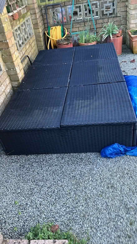 Photo of free Rattan sofa bed garden furniture (Seaford BN25) #1