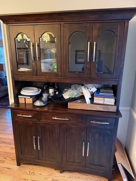 Photo of free Hutch Storage Cabinet - 55" (Laurelhurst) #1