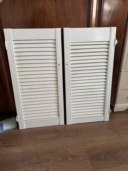 Photo of free Pair of louvre cupboard doors (Adamsdown CF24) #1