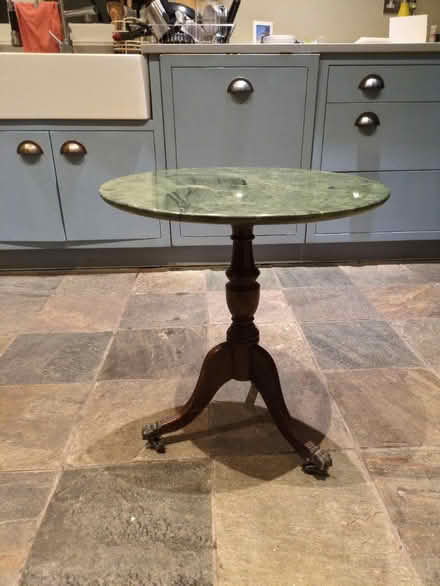 Photo of free Marble top table (Lewisham SE4) #2