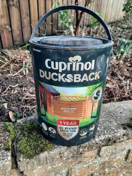 Photo of free Cuprinol wood treatment 5 litre tin (cockermouth) #1