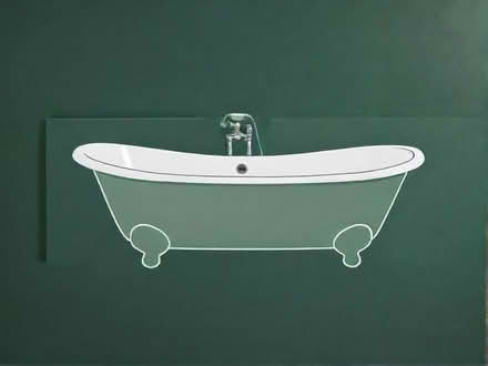 Photo of P shaped bath panel (Newton LA1) #1