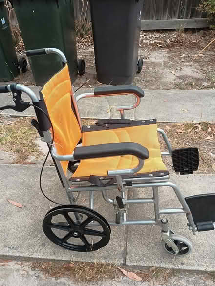 Photo of free Folding Transit Wheelchair (Glen Waverley) #3