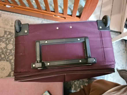 Photo of free Large aubergine suitcase (Forest Gate E7) #3