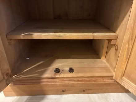 Photo of free Small pine cupboard with drawers (Lewes Nevill area) #2