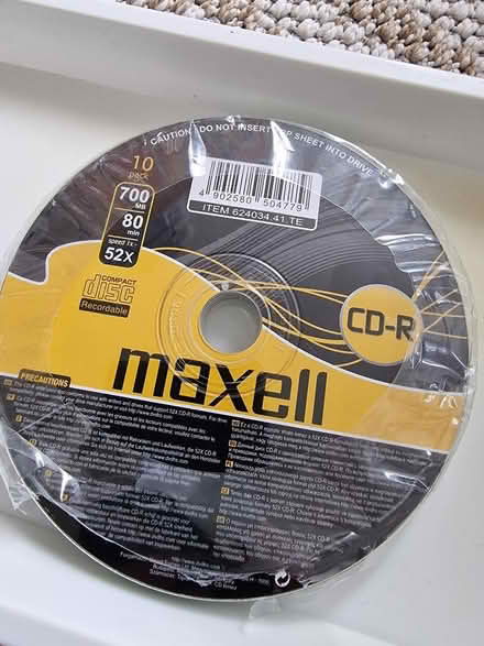 Photo of free 5 Recordable CD-R disks (Woking GU22 9) #1