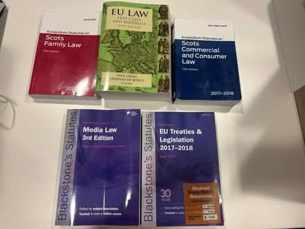 Photo of free Law Books x5 (AB12, Aberdeen) #1