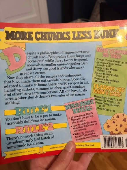 Photo of free ice cream recpie book (Point richmond) #2