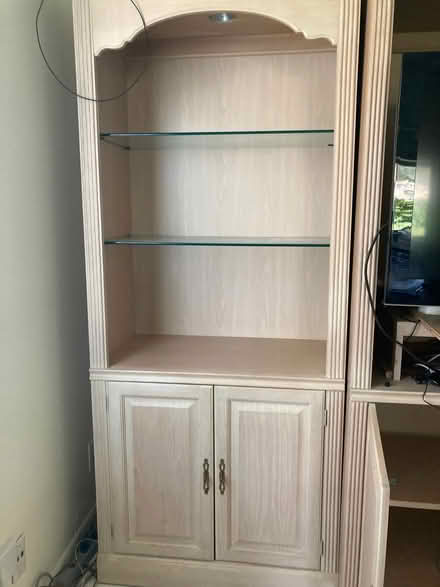 Photo of free Set of 3 bookcases/display cases (delray) #1