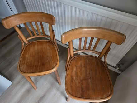 Photo of free Two wooden chairs (Snodland) #1