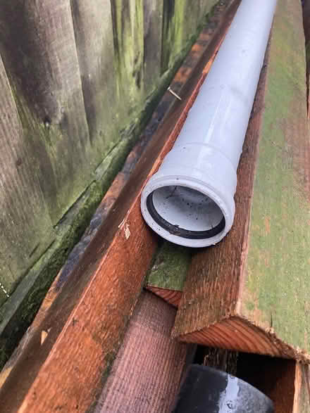 Photo of free 2 lengths plastic drainpipe (Loughton IG10) #1