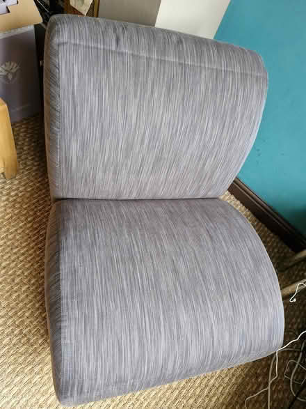 Photo of free 2 grey armchair rocking chairs (Denton) #3