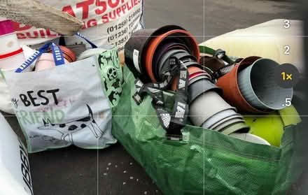 Photo of free 2 big bags of plant pots (Port of Rosyth KY11) #1