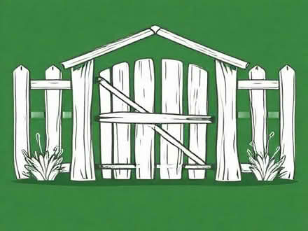 Photo of Wooden garden gate. (Blaenau Ffestiniog LL41) #1