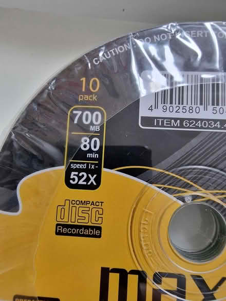 Photo of free 5 Recordable CD-R disks (Woking GU22 9) #2