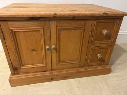Photo of free Small pine cupboard with drawers (Lewes Nevill area) #1