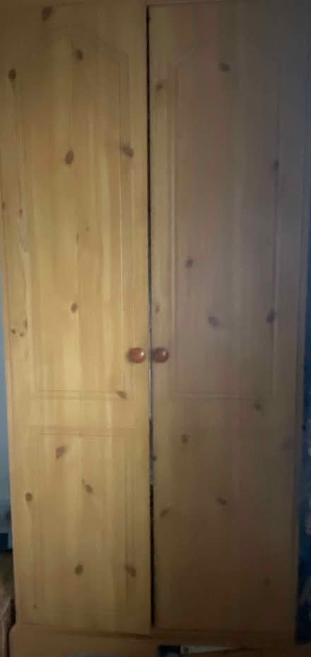 Photo of free Single pine wardrobe (South Darley CP DE4) #2