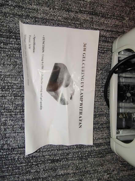 Photo of free Gel nail lamp (Yardley Wood B14) #3