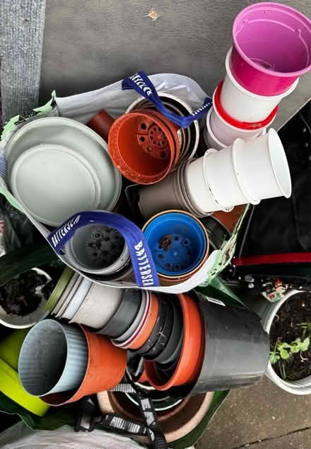 Photo of free 2 big bags of plant pots (Port of Rosyth KY11) #2