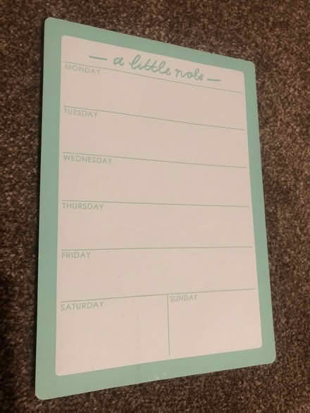 Photo of free Week planner (Etwall) #1