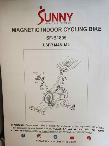 Photo of free Sunny manual indoor cycling bike (East Williamsburg) #3