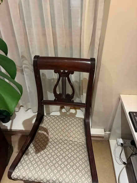 Photo of free 4 Mahogany Dining room chairs (Goatstown) #4