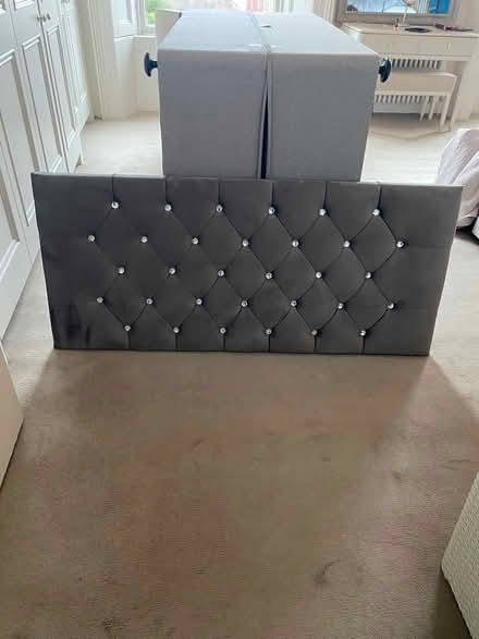 Photo of free Double bed base & headboard (Seapoint monkstown Dublin) #2
