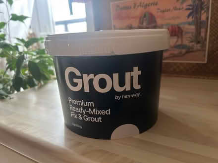 Photo of free Unopened Light Grey Grout (NR2) #1
