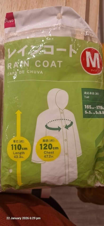 Photo of free Raincoat (DA6) #2