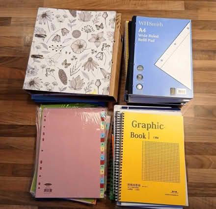 Photo of free Ring binders, subject separators, A4 paper, graph paper (North Hinksey OX2) #1
