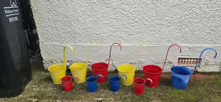 Photo of free Metal plant pot holders (9) (Highams Park E4) #1