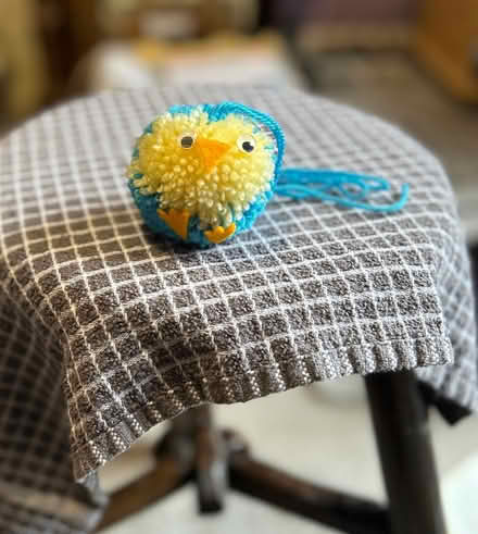 Photo of free Handmade pompom bluebird - NOT a toy! Choking hazard (Monks Hill CR2) #3