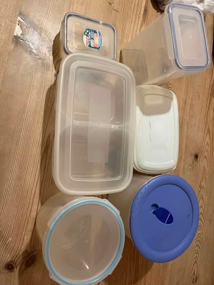 Photo of free Plastic containers with lids (Cambridge CB1 (Romsey)) #1