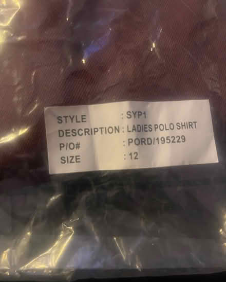 Photo of free New Sainsbury's women's polo shirt (Lewisham) #2