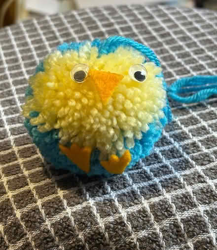 Photo of free Handmade pompom bluebird - NOT a toy! Choking hazard (Monks Hill CR2) #2