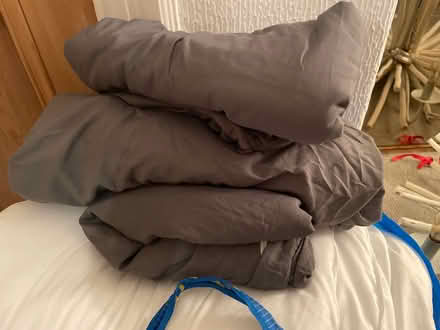Photo of free Gray Double Bed Duvet covers (Leith EH6) #1