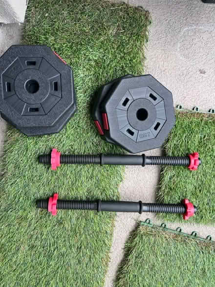 Photo of free portable changable dumbell barbell (near kings academy) #3