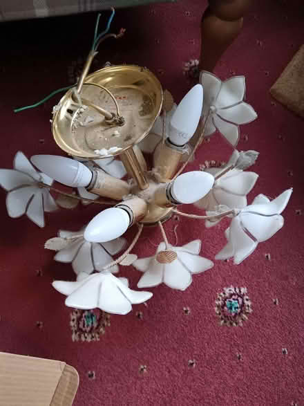Photo of free Small chandelier light fitting (Bramley, Leeds LS13) #2