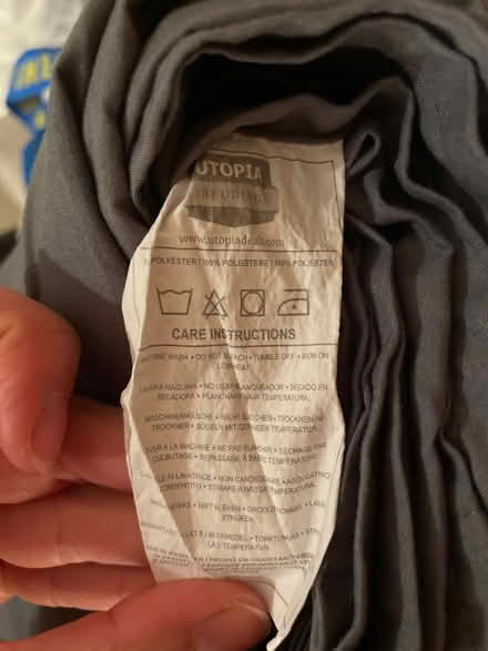 Photo of free Gray Double Bed Duvet covers (Leith EH6) #2