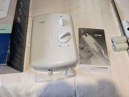 Photo of free Triton 9.5kw shower, white (Danesmoor S45) #1