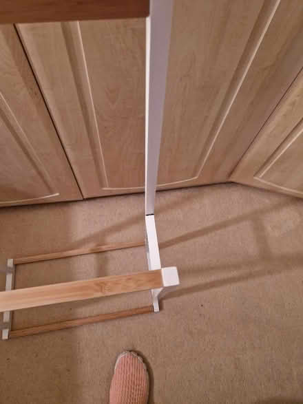 Photo of free Wooden freestanding towel rail (Up Hatherley GL51) #2